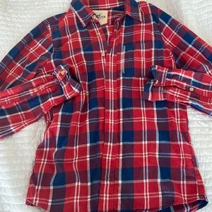 Hollister plaid button up